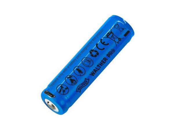 Akumulator Walther ICR (18650 2600 mAh 3,6 V) z ładowaniem USB (3.7133)