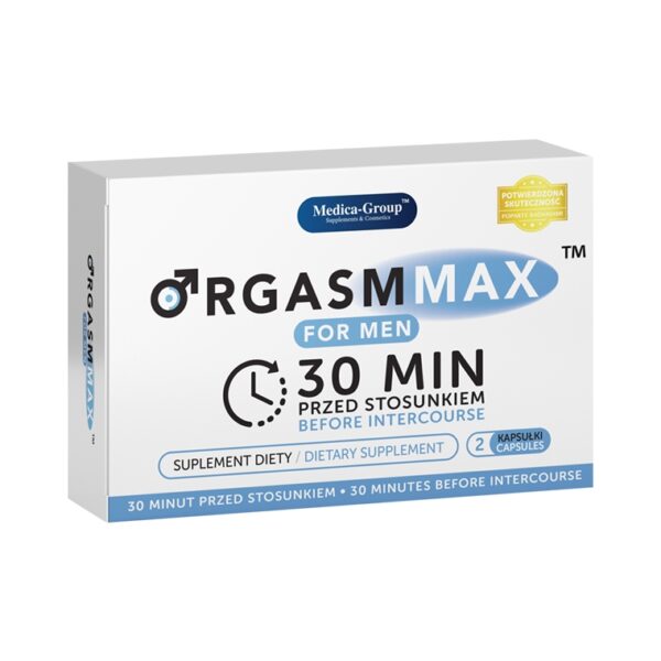 Orgasm Max for Men - kapsułki na szybką, mocną, długą erekcję