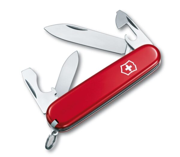 Scyzoryk Victorinox Recruit, 10 funkcji, dł.84mm, czerwony (0.2503)