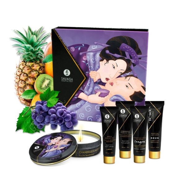 Shunga - Zestaw Afrodyzjaków Geishas Secret Kit Exotic Fruits