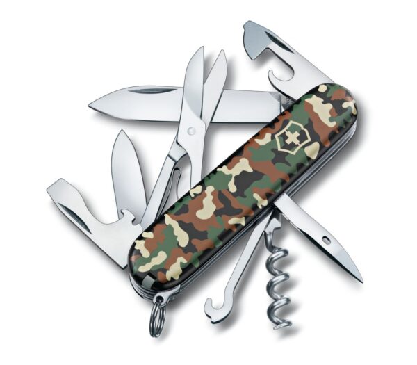 Scyzoryk Victorinox Climber, 14 funkcji,  dł.91 mm, Camouflage (1.3703.94)