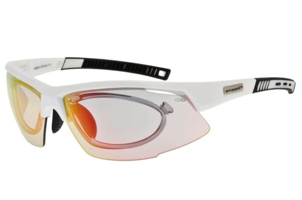 Fotochromowe okulary sportowe + Ramka korekcyjna GOGGLE E868-2R