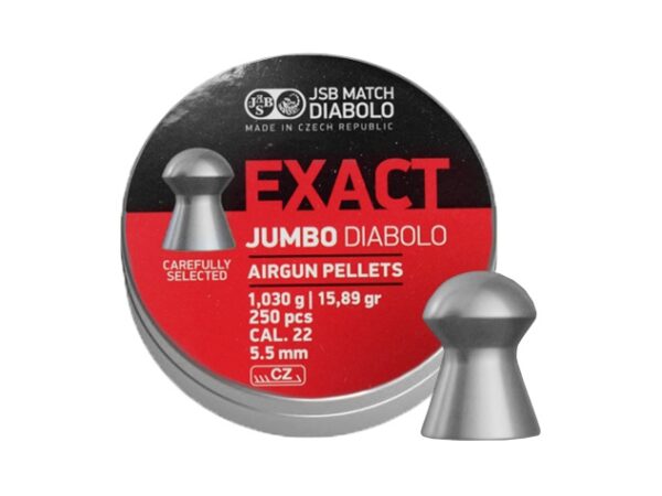 Śrut 5,51 mm diabolo JSB Exact Jumbo 250 półokrągły (546246-250)