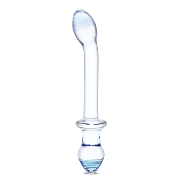 Glas - Podwójne Szklane Dildo Double Play Dual Ended Przezroczyste 22 cm