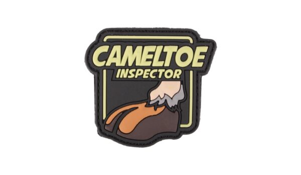 Naszywka 3D - Cameltoe Inspector - Czarny - 101 Inc.