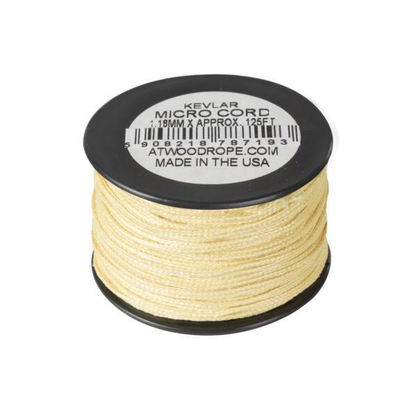 Linka Micro Kevlar Cord ATWOOD (1.18mm/37,5 m) Żółta (CD-MK1-NL-26)