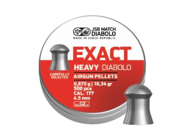 Śrut 4,52 mm diabolo JSB Exact Heavy 500 półokrągły (546267-500)