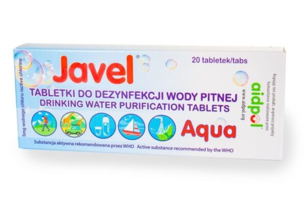 Tabletki do odkażania wody Javel Aqua 20 szt. (BUJATB20)