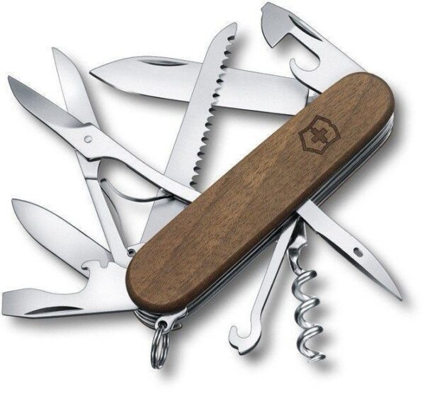 Scyzoryk Victorinox Huntsman, 15 funkcji, dł.91mm, drewno (1.3711.63)