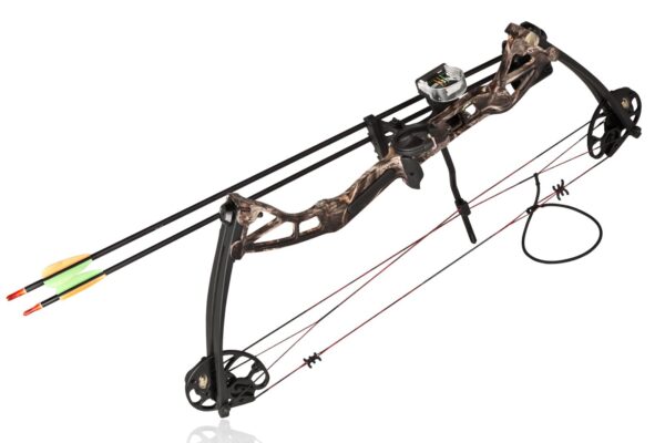 Łuk bloczkowy Poe Lang Ek HUNGER REX camo 28", 20-65 LBS, 250 FPS (CO-029F)