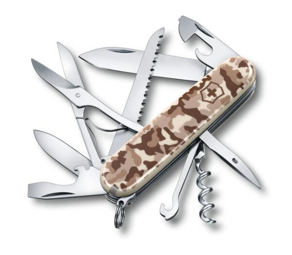 Scyzoryk Victorinox Huntsman, 15 funkcji, dł.91mm, Desert (1.3713.941)