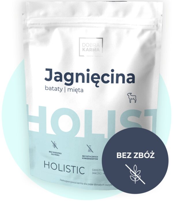 LINIA HOLISTIC - jagnięcina | bataty | mięta 8 kg (4x2kg)