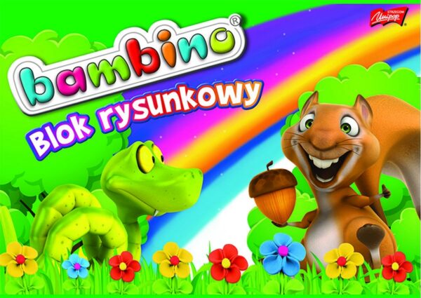 Blok rysunkowy A4 20k Bambino