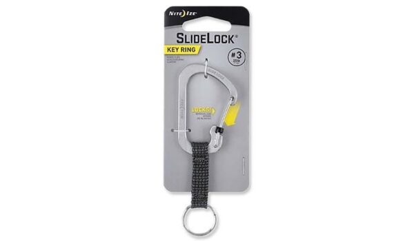 Brelok Nite Ize SlideLock Key Ring #3 - Stalowy - CSLW3-11-R6