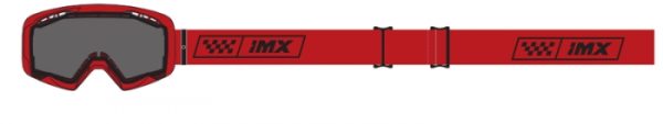 IMX GOGLE ENDURANCE RACE RED GLOSS/RED SZYBA DARK