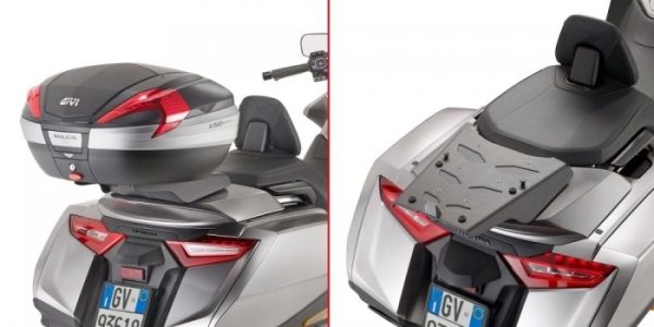 GIVI SRA1172 STELAŻ KUFRA CENTRALNEGO Z ALUMINIOWĄ PŁYTĄ MONOKEY HONDA GL