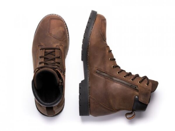 ALASKA BUTY MOTOCYKLOWE BROGER VINTAGE BROWN