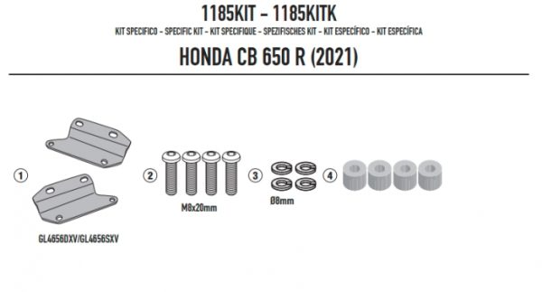 KAPPA ADAPTER DO MONTAŻU STELAŻA POD SAKWY TE1185