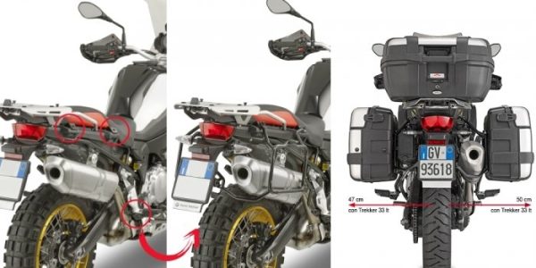 GIVI STELAŻ KUFRÓW MONOKEY  BMW F 750 / 850 GS F 7