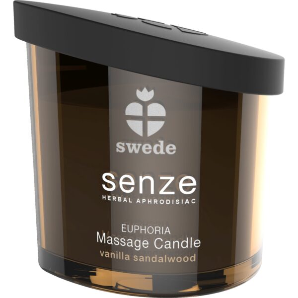 Świeca do Masażu Swede - Senze Euphoria Massage Candle Vanilla Sandalwood | 100% ORYGINAŁ| DYSKRETNA PRZESYŁKA