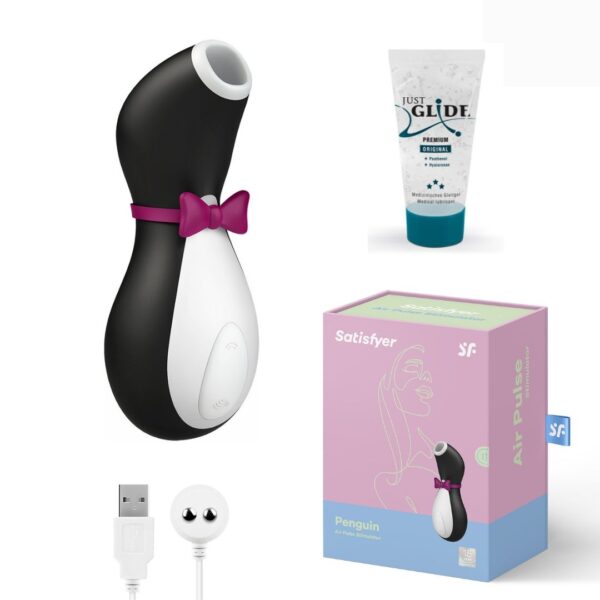 Masażer Powietrzny Satisfyer Pro Pingwin + Żel | 100% ORYGINAŁ| DYSKRETNA PRZESYŁKA