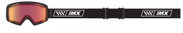 IMX GOGLE ENDURANCE RACE BLACK GLOSS/WHITE SZYBA I