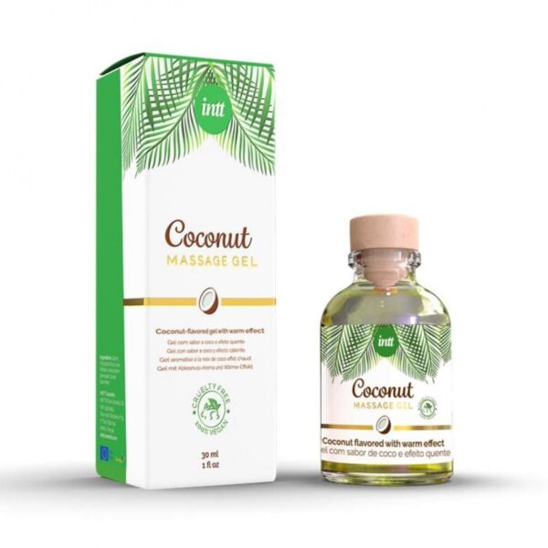 Żel do Masażu INTT Massage Gel Coconut Vegan 30ml | 100% ORYGINAŁ| DYSKRETNA PRZESYŁKA