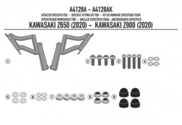 KAPPA A4128AK MOCOWANIE SZYBY 1176AK KAWASAKI Z 90