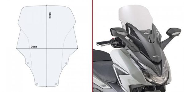 GIVI D1187ST SZYBA PRZEZROCZYSTA HONDA FORZA