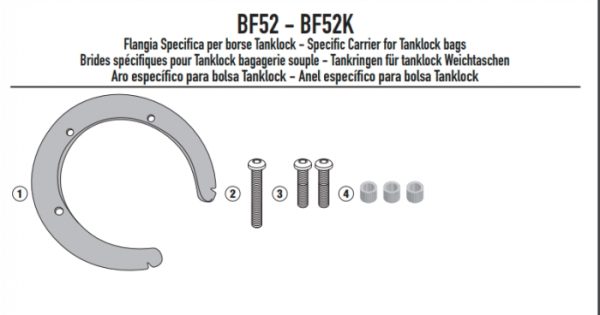 GIVI MOCOWANIE TANKLOCK - KAWASAKI Z 750 (03 > 06)