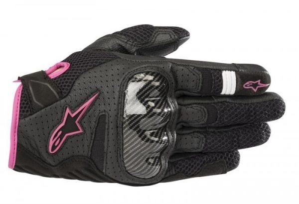 ALPINESTARS Rękawice LADY STELLA SMX-1 V2  cz/fiol