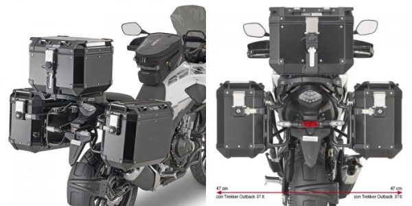 GIVI PLO1171CAM STELAŻ KUFRÓW BOCZNYCH ONE-FIT CAM HONDA CB