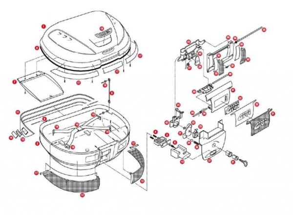 GIVI Z612N CZARNY NYLONOWY DRĄŻEK E52