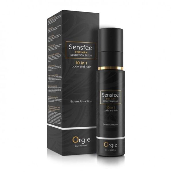 Sensfeel For Man Seduction Elixir 10 w 1 do Ciała i Włosów 100ml | 100% ORYGINAŁ| DYSKRETNA PRZESYŁKA