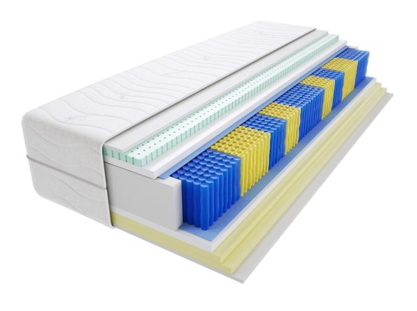 Materac kieszeniowy Taba Multipocket 160x190 cm Miękki / Średnio Twardy 2x Visco Memory Lateks
