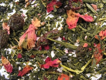 HERBATA SENCHA ŻURAWINOWA