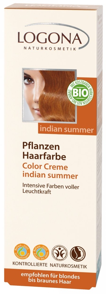 Logona Color Cremes Farba w kremie indiańskie lato
