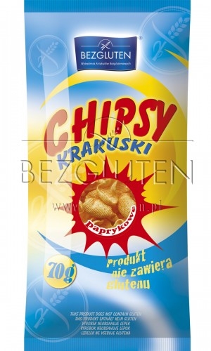 Chipsy o smaku paprykowym 70g