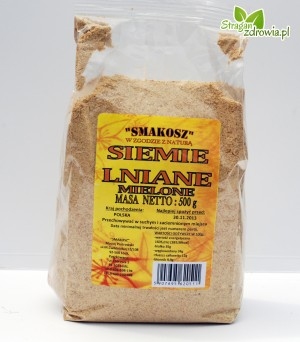 Siemie lniane mielone 500g