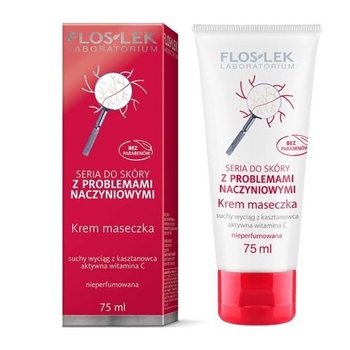 FLOSLEK Seria do skóry z problemami naczyniowymi - Krem-maseczka 75ml