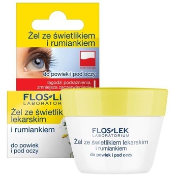 FLOSLEK Żel do powiek i pod oczy ze świetlikiem i rumiankiem 10g