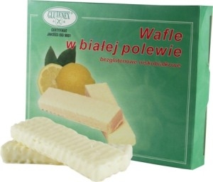 Wafle z białą masą mini PKU