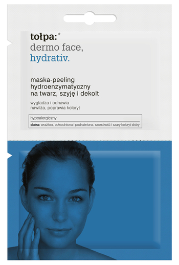 maska-peeling hydroenzymatyczny na twarz, szyję i dekolt
