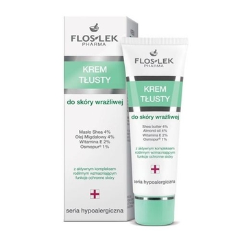 FLOSLEK Seria hypoalergiczna - Krem tłusty do skóry wrażliwej 50ml 
