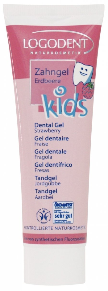 Logona KIDS Żel truskawkowy do zębów dla dzieci
