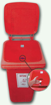 Pojemnik na baterie 120l