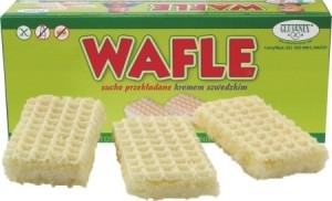 Wafle z kremem szwedzkim PKU 120g