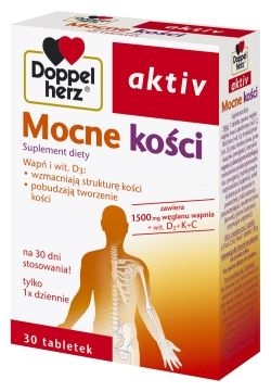 DOPPELHERZ Aktiv Mocne Kości x 30 kaps.