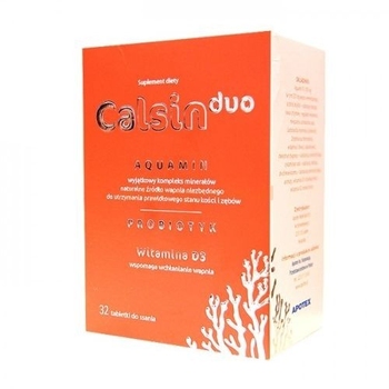 CALSIN DUO x 32 tabletek do ssania