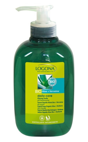 Logona Daily Care Classics Mydło w płynie z bio-aloesem i werbeną
